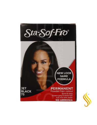 Sta Soft Fro Powder Hair Color Jet 73 Preto 8 gr