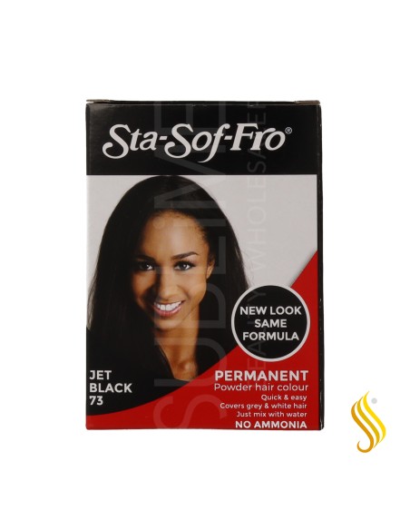Sta Soft Fro Powder Hair Color Jet 73 Preto 8 gr
