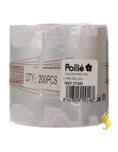 Molde oval para unhas 200 unidades