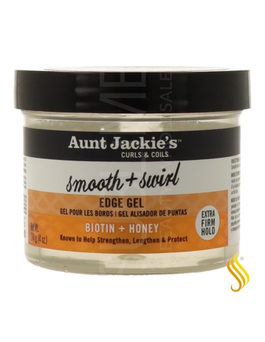 Gel de cachos com biotina e mel da Tia Jackie 114g