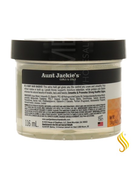 Gel de cachos com biotina e mel da Tia Jackie 114g
