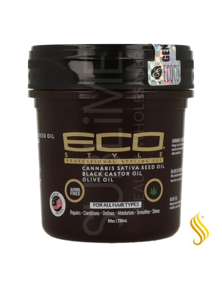 Eco Styler Gel with Cannabis Sativa Oil and Castor Oil 236ml