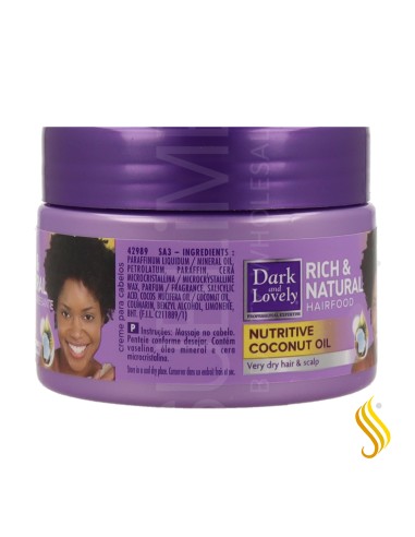 Bálsamo de coco nutritivo Carson Dark and Lovely, macio e brilhante, 150ml