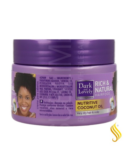 Bálsamo de coco nutritivo Carson Dark and Lovely, macio e brilhante, 150ml