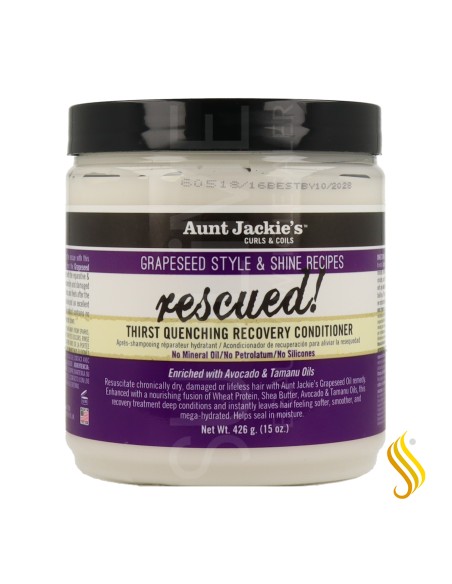 Après-shampoing réparateur intensif aux pépins de raisin de Tante Jackie 434 ml