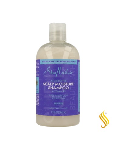 Shea Moisture Shampoing hydratant à l'aloe vera 384 ml