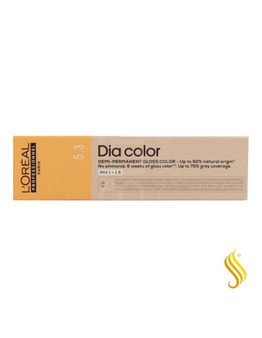 L'Oréal Dia Color 5.3 60ML - Light Golden Brown