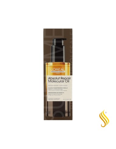 L’Oréal Absolut Repair Molecular Oil – Reparación Molecular y Brillo 90ml