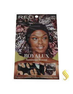 Casquette réversible en satin Red Kiss Royallux Super Jumbo