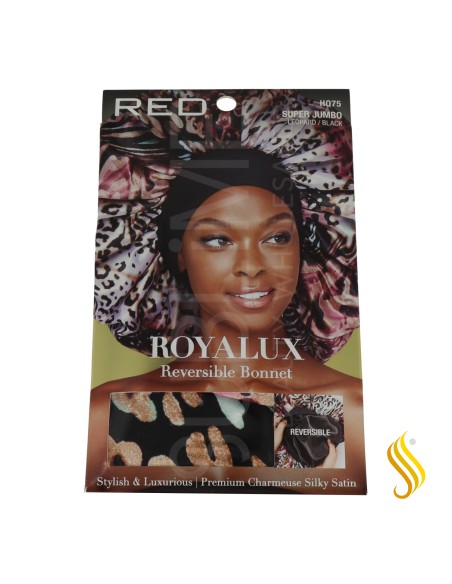 Casquette réversible en satin Red Kiss Royallux Super Jumbo