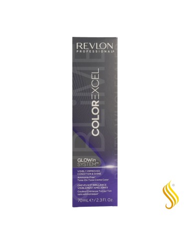 Revlon Color Excel Glowin 6.42 – Rubio Oscuro Marrón Irisado 70ml