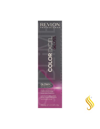 Revlon Color Excel Gloss 7.11 – Loiro Médio Acinzentado Intenso (Smokey Ice) 70ml