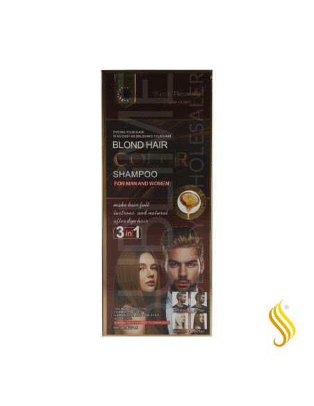 Kiss Beauty 3-in-1 Blonde Coloring Shampoo 420ml