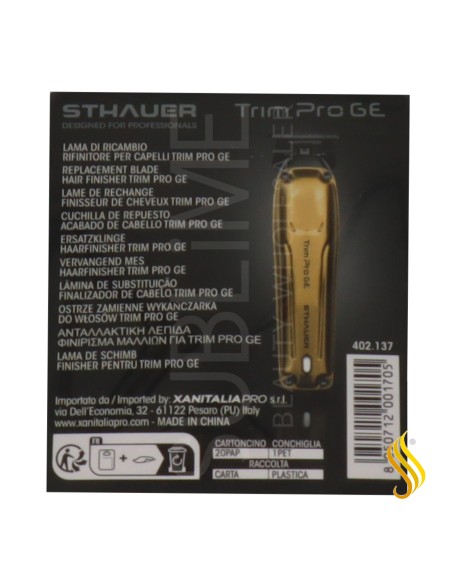 Xan Pro Sthauer Titanium Trim Pro GE Head