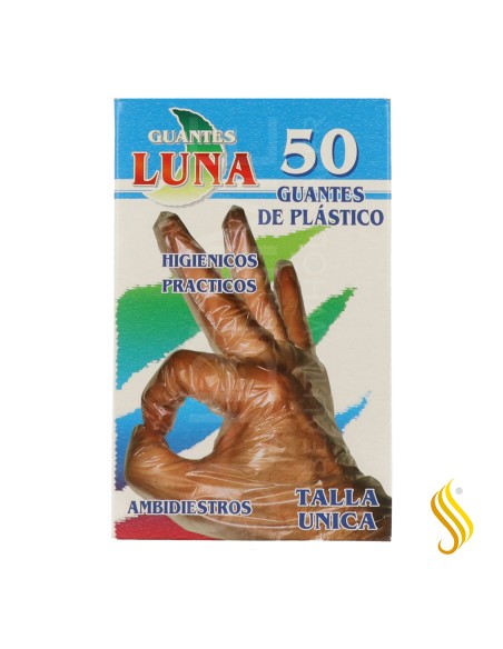 Gants jetables en plastique Luna 50 unités TU