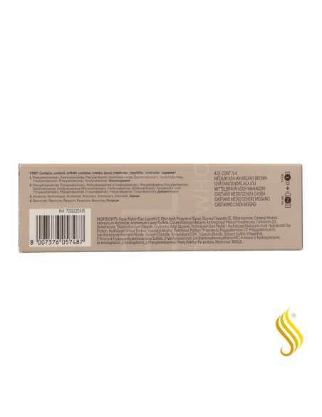 Revlonissimo Colorsmetique 4.15 Castaño  Medio Ceniza Caoba