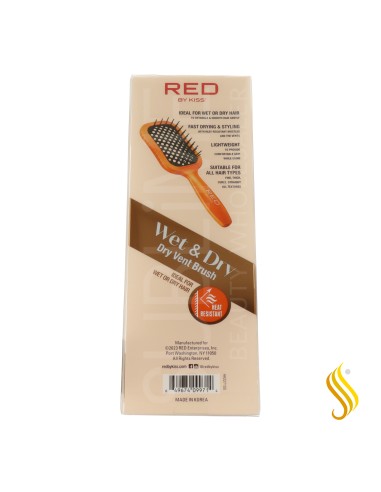Brosse humide et sèche Red Kiss Orange