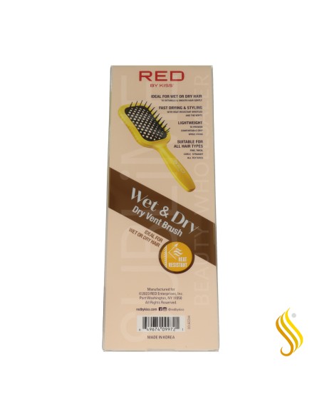 Brosse humide et sèche Red Kiss Jaune