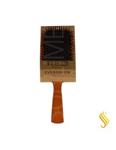 Brosse carrée en bois Red Kiss