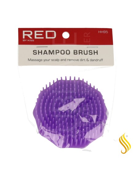 Brosse de massage pour cheveux Red Kiss pour le lavage