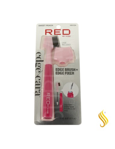 Red Kiss Cepillo + Gel Fijador para Baby Hairs Melocotón (Hh104)