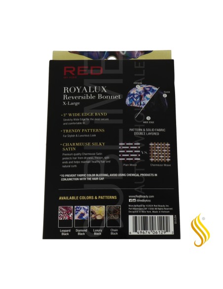 Bonnet Double Satin Rouge Baiser XL