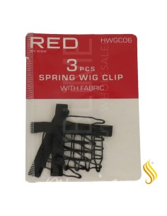 Pinces à linge Red Kiss avec tissu, 3 pièces