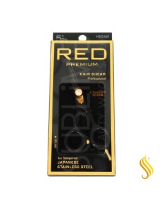 Ciseaux professionnels Red Kiss en acier inoxydable japonais, 5,5 pouces