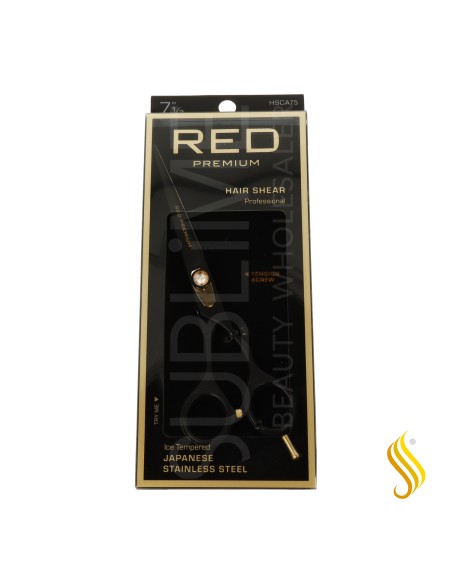 Ciseaux professionnels Red Kiss en acier inoxydable japonais 7,5"