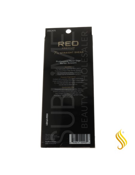 Ciseaux professionnels Red Kiss en acier inoxydable japonais 7,5"