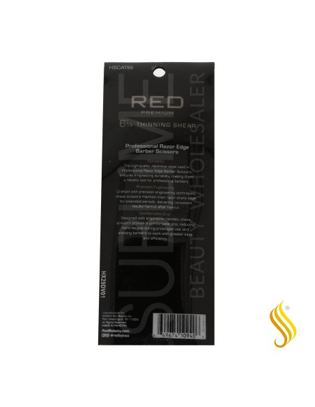 Red Kiss Tijera Profesional de Entresacado Acero Inoxidable  Japonés 6,5"