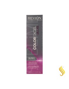 Revlon Color Excel Gloss 7.22 – Loiro Médio Iridescente (Malva Intenso)