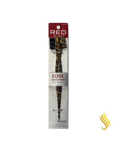 RED KISS PROFESSIONAL EDGE BOAR FIXER RATTAIL PEINE BROCHA (HH75)