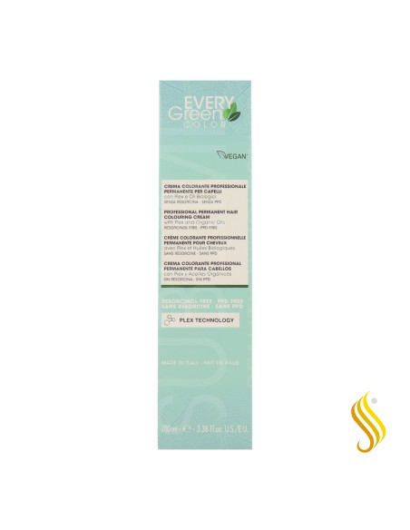 Dikson Every Green Color Plex 6.66 – Loiro Escuro Vermelho Intenso 100ml
