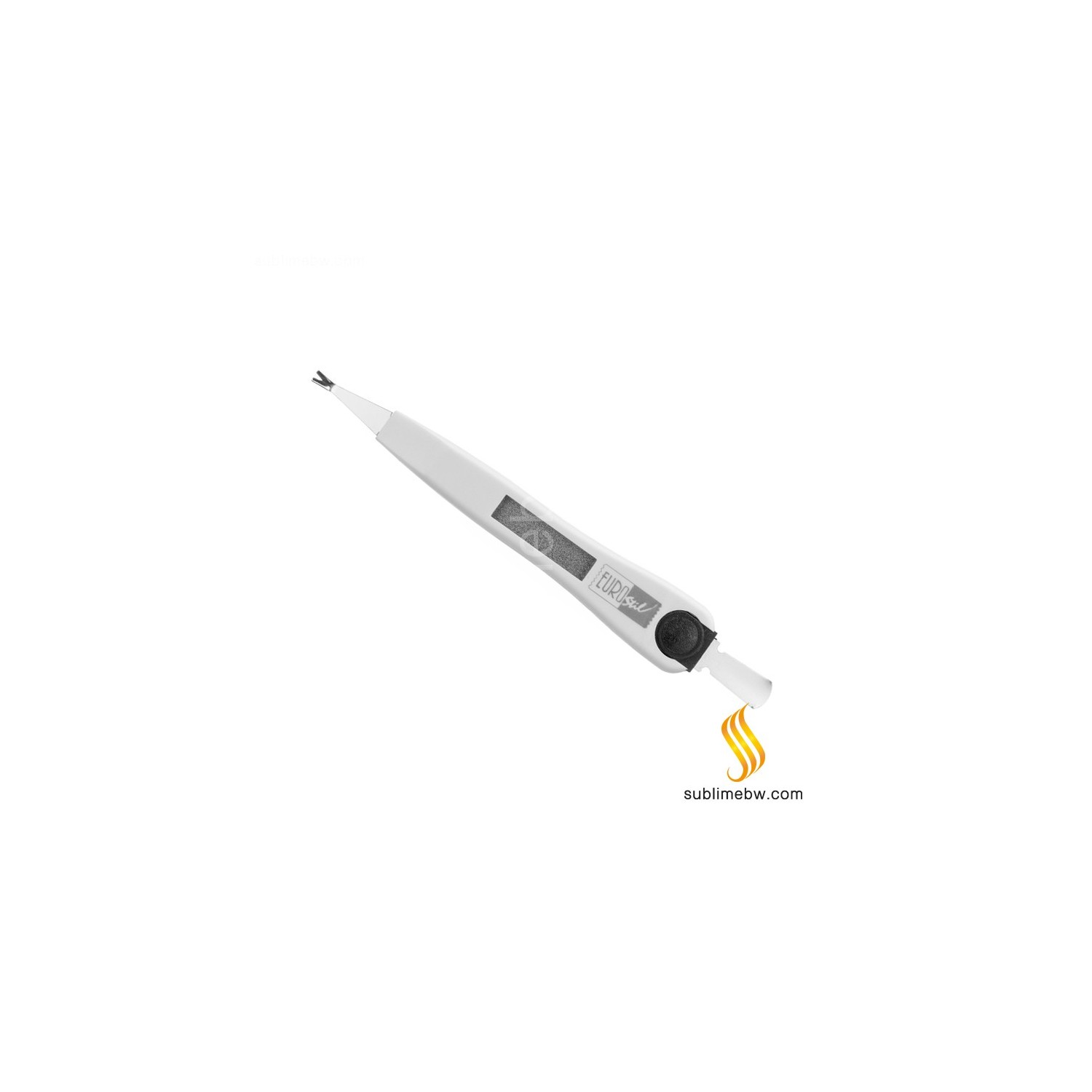 Eurostil Corta Cuticles White With File (02836)