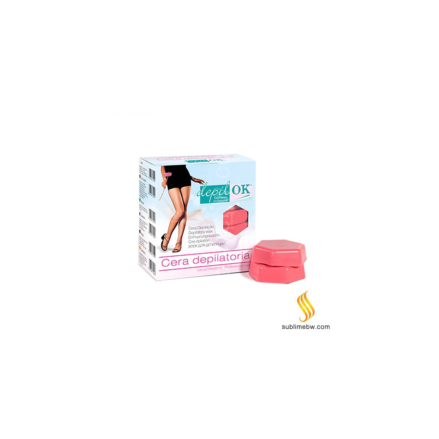 Depil-ok Cera Baja Fusion Rosa Supra 1 Kg