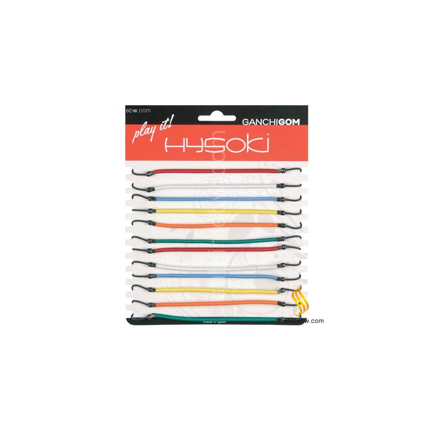 Hysoki Caoutchouc Avec Crochet Color (G3404898Co)