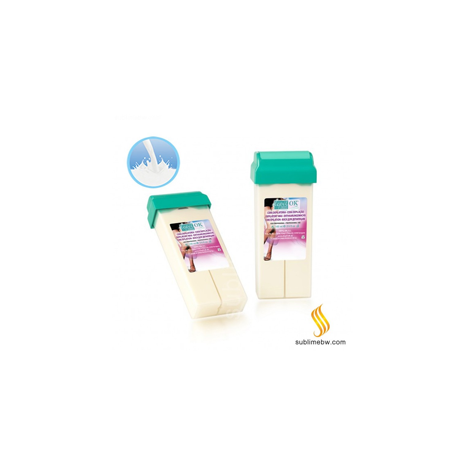 Depil-ok Roll-on Compacto Leche 100 Ml 