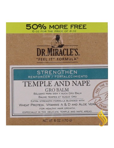 Dr.Miracles Temple And Nape Gro Baume Régulier 113 Gr