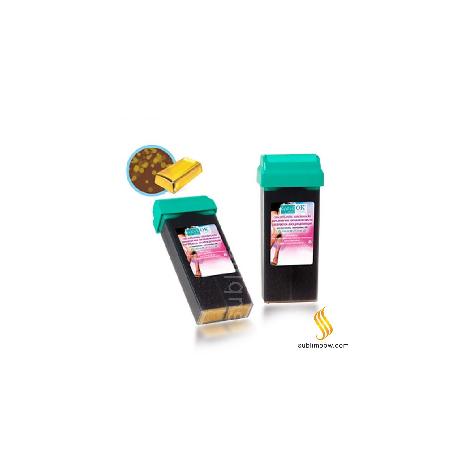 Depil-ok Roll-on Compact Choco Gold 100 Ml