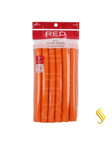 Red Kiss Tiges Flexi 7" 5.8 6 Pièces Orange
