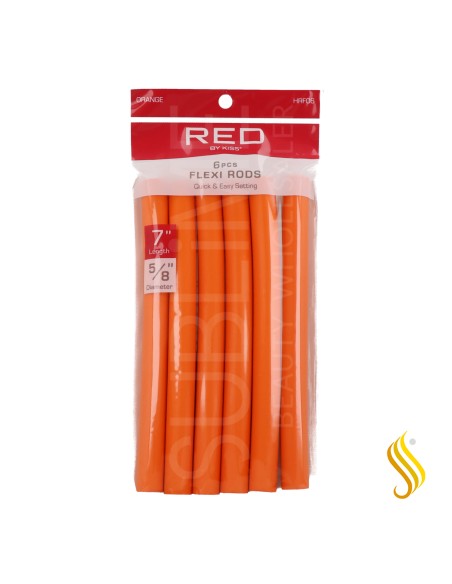 Red Kiss Tiges Flexi 7" 5.8 6 Pièces Orange