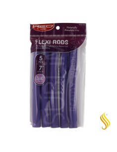 Red Kiss Flexi Rods 7" 3.4 5 Pièces Violet