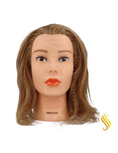 Sinelco Tête De Mannequin Isaline 40Cm (0030211) Cheveux Humano