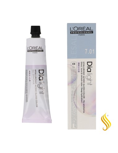 L'Oréal Dia Light 7.01 - Louro Médio Acinzentado Natural 60 ml