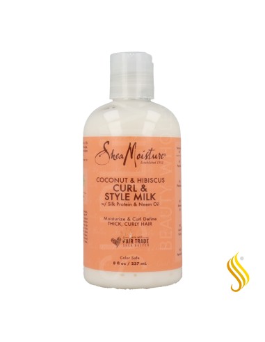 Shea Moisture Coconut & Hibiscus Curl & Style Milk 236 Ml