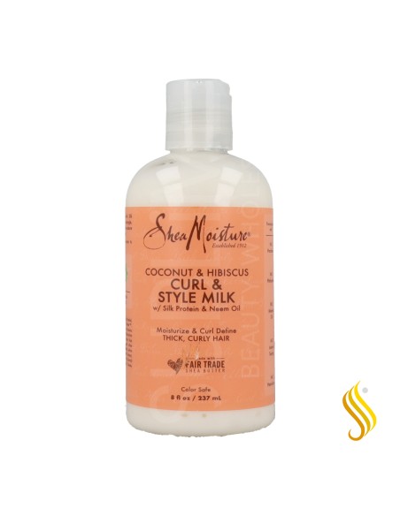 Shea Moisture Coconut & Hibiscus Curl & Style Milk 236 Ml