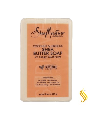 Shea Moisture Coconut & Hibiscus Shea Butter Soap 230 Gr