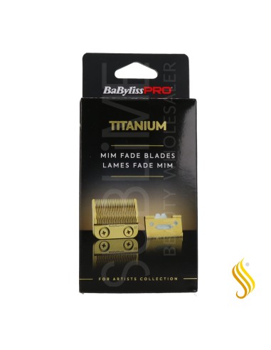 BaBylissPRO Gold Titanium Clipper Blades (FX8022GE)