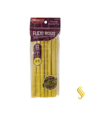 Red Kiss Flexi Rods 7" 3.8 Value Pack 12 Pièces